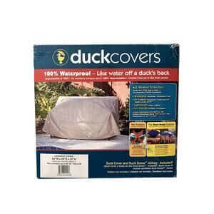 Duckcovers Waterproof Loveseat Cover With Duck Dome Airbag New In Box